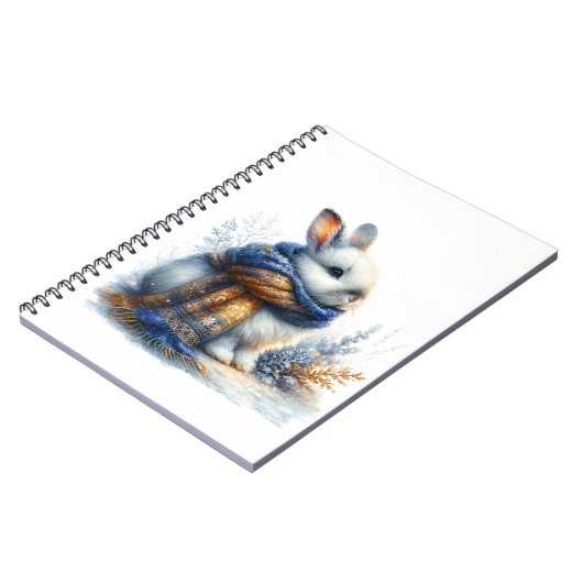 Carnet Lapin d'hiver (Côté gauche)