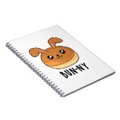 Carnet Lapin drôle Bun-ny Lapin Pun Bun (Côté Droit)