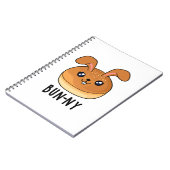 Carnet Lapin drôle de Bun-ny Lapin Bun Pun (Côté gauche)
