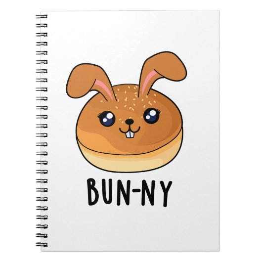 Carnet Lapin drôle de Bun-ny Lapin Bun Pun (Devant)