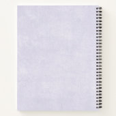 Carnet Lapin Entouré de Fleurs Pastel Doux (Dos)