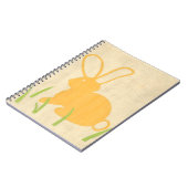 Carnet Lapin jaune et herbe verte par Chariklia Zarris (Côté gauche)