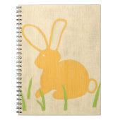 Carnet Lapin jaune et herbe verte par Chariklia Zarris (Devant)