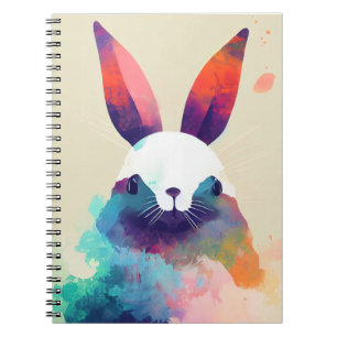 Carnet Lapin Lapin Nature Sauvage Couleurs Animales Peint