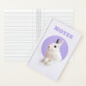Carnet Lapin lapin sur Lavender mignonne (À l'intérieur)