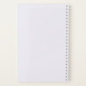 Carnet Lapin lapin sur Lavender mignonne (Verso)