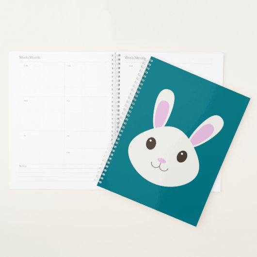 Carnet lapin mignon (Devant avec enveloppe)