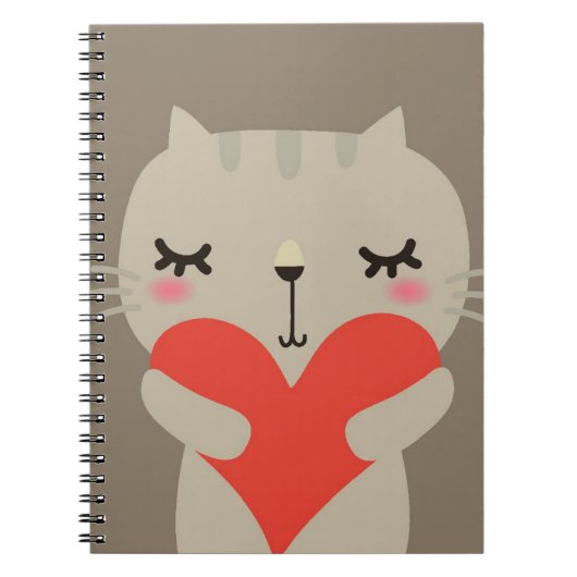 Carnet Lapin mignon avec amour (Devant)