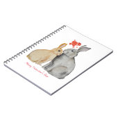 Carnet Lapin mignon de la Saint Valentin (Côté gauche)
