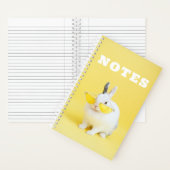 Carnet Lapin mignon en lunettes (À l'intérieur)