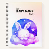 Carnet Lapin Mignon Endormi (Devant)