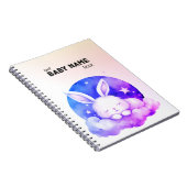 Carnet Lapin Mignon Endormi (Côté Droit)