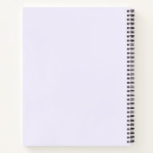 Carnet Lapin mignon tenant une tulipe (Dos)