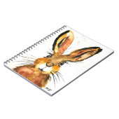 Carnet lapin mignonne brun (Côté gauche)
