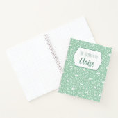 Carnet Lapin Mint Floral Parcours de Fertilité FIV Premiu (Intérieur)