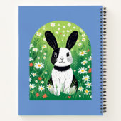 Carnet Lapin Noir Et Blanc (Dos)
