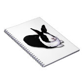 Carnet Lapin noir et blanc (Côté Droit)