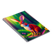 Carnet Lapin rouge assis sur l'herbe (Côté Droit)