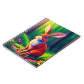 Carnet Lapin rouge assis sur l'herbe (Côté gauche)