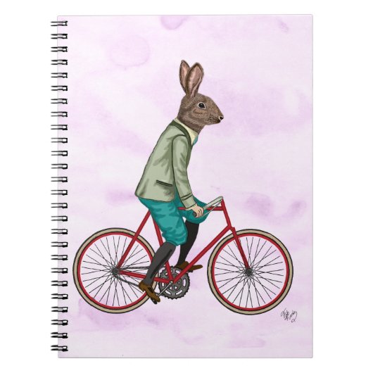Carnet Lapin Sur Vélo 3 (Devant)