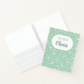 Carnet Lapin Vert Menthe Histoire Florale Mémoire (Intérieur)