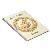 Carnet Lapin Vintage Mon Premier Pâques (Côté Droit)