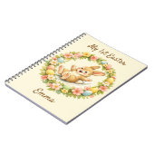 Carnet Lapin Vintage Mon Premier Pâques (Côté gauche)