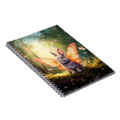 Carnet Lapin Whimsical dans une forêt enchantée (Côté Droit)