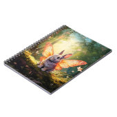 Carnet Lapin Whimsical dans une forêt enchantée (Côté gauche)