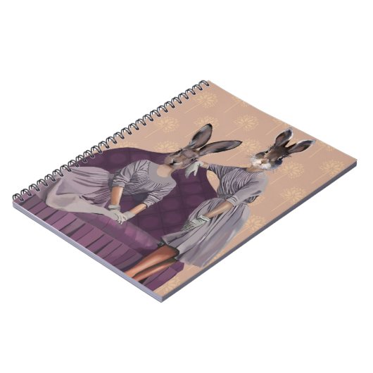 Carnet Lapins dans le pourpre (Côté gauche)