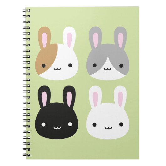 Carnet Lapins de Kawaii Bunny (Devant)