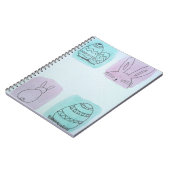 Carnet lapins de Pâques  (Côté gauche)