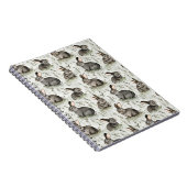 Carnet Lapins de printemps gris (Côté Droit)