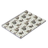 Carnet Lapins de printemps gris (Côté gauche)