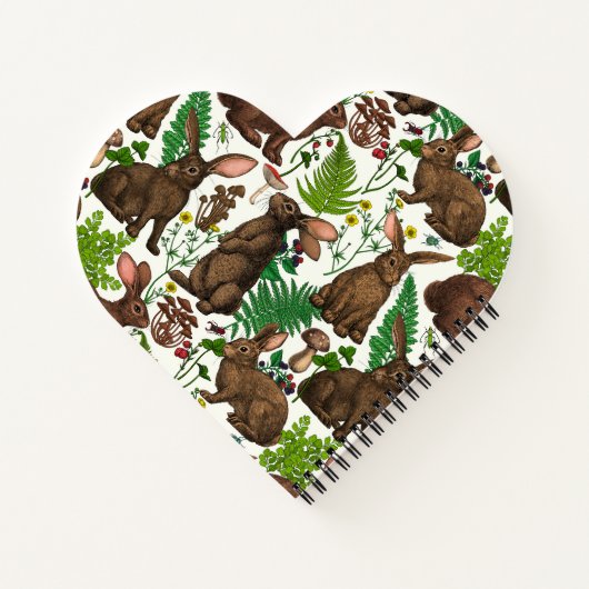 Carnet Lapins et flore boisée 4 (Dos)