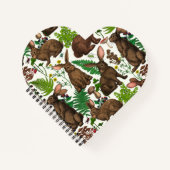 Carnet Lapins et flore boisée 4 (Devant)