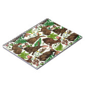 Carnet Lapins et flore boisée 4 (Côté gauche)