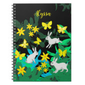 Carnet Lapins et papillons (Devant)