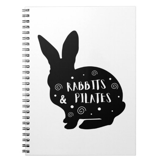 Carnet Lapins et Pilates (Devant)