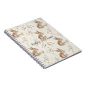 Carnet Lapins Fleurs de Marguerite (Côté Droit)