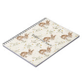 Carnet Lapins Fleurs de Marguerite (Côté gauche)