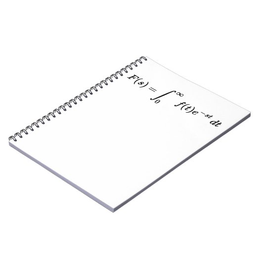 Carnet Laplace transforme équation, mathématiques de base (Côté gauche)