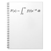Carnet Laplace transforme équation, mathématiques de base (Devant)