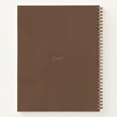 Carnet L'appel de la Sirène Mermaid nautique en bois scul (Dos)
