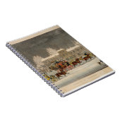 Carnet L'approche à Noël, gravé par chasse à George (Côté Droit)