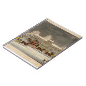 Carnet L'approche à Noël, gravé par chasse à George (Côté gauche)