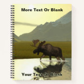 Carnet L'après-midi Moose (Devant)