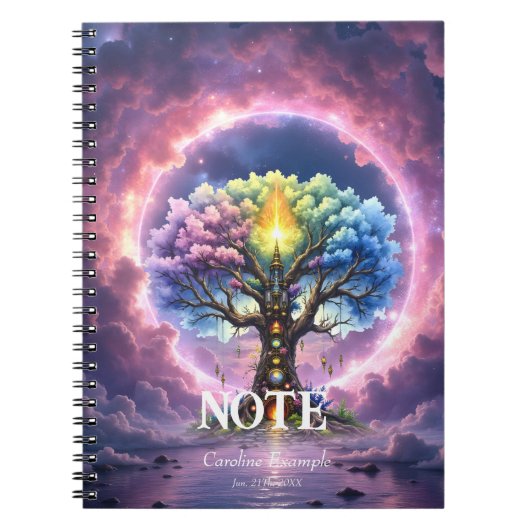 Carnet L'Arbre Céleste des Royaumes Éternels (Devant)