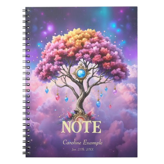 Carnet L'Arbre Céleste du Devenir. (Devant)