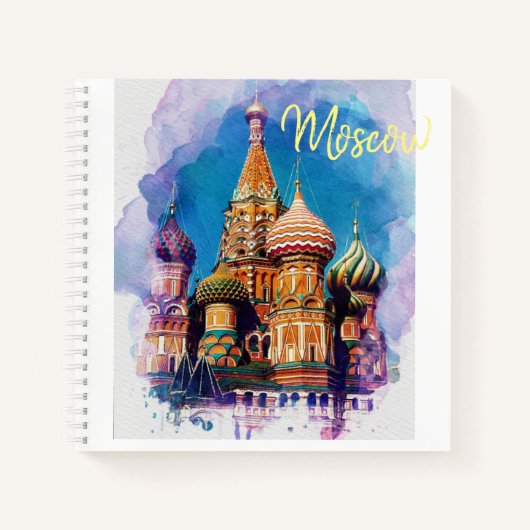 Carnet L'architecture de la cathédrale de Moscou (Devant)